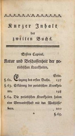 Friedrich Casimirs Medicus, Churf. Pfälz. Garnisons-Phys. in Mannheim, Stadt- und Amts-Phys. zu Frankenthal und Frensheim ... Geschichte periodischer Krankheiten, 2