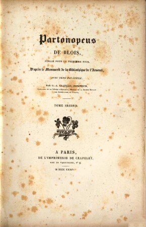 Partonopeus de Blois. 2