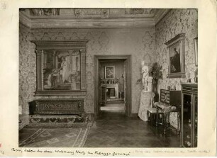 Palazzo Zuccari, Innenräume, Zweites Obergeschoss / secondo piano, Zimmer (Raum B 4013), Gregoriana-Seite