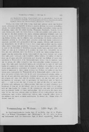 Versammlung zu Wolmar. - 1430 Sept. 29.