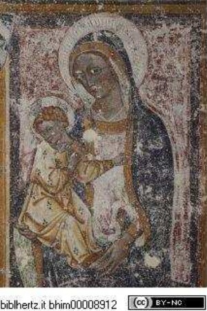Madonna zwischen den Heiligen Nikolaus und Maria Magdalena, Madonna