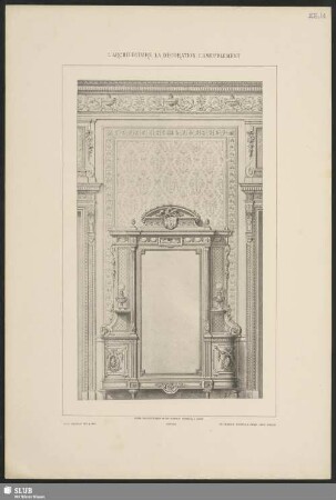 Dekoration und Möbel in der Innenarchitektur