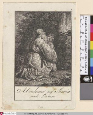 Abraham auf Moria nach Lievens