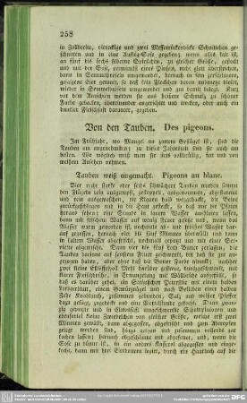Von den Tauben