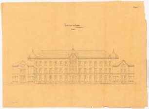 Seminargebäude, Cammin: Aufriss