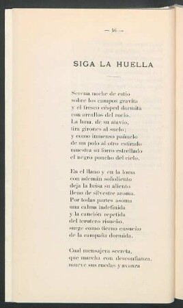 Siga la huella
