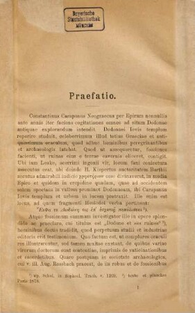 De oraculo Dodonaeo capita V : (Breslauer Doctordiss.)