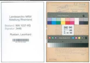 Entnazifizierung Leonhard Rueben , geb. 04.11.1897 (Bahninspektor)