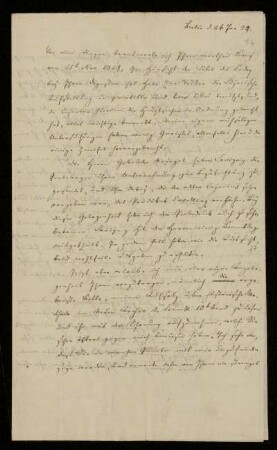 14: Brief von Friedrich August Biener an Gustav Hugo, Berlin, 26.1.1829