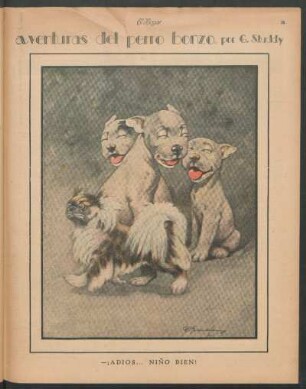 Aventuras del perro Bonzo : -¡Adios...Niño bien!