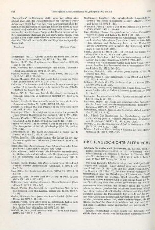 848-850 [Rezension] Jahrbuch für Antike und Christentum, Jg. 13/1970