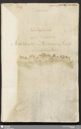 Grubenbericht über das Berggebäude Kühschacht sam̄t Methusalem Fundgb. vor dem Erbischen Thore - 17.6273 4.