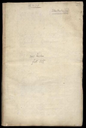 Akten des Prozesses von Christian Hieronymus von Stutterheim gegen Brandenburg-Kulmbach vor dem Reichskammergericht, dt., lat.
