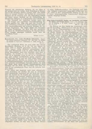 323-324 [Rezension] Mannhardt, Wilhelm, Letto-Preußische Götterlehre