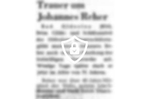 Trauer um [Name maskiert]