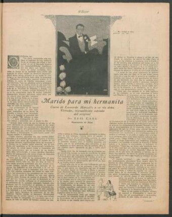Marido para mi hermanita : Carta de Leonardo Marcolfo a su tía doña Virtudes, textualmente copiada del original