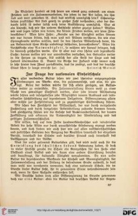 30: Zur Frage der nationalen Einheitsschule