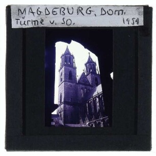 Magdeburg, Dom : Südostansicht