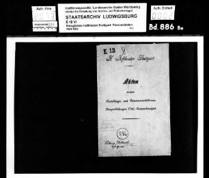 Urbach, Ludwig; Schauspieler; ausgesch.: 1920