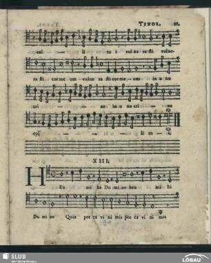 XIII. Heu mihi Domine; SWV 65