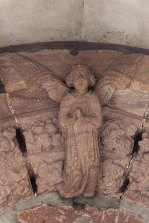 Evangelische Stadtkirche — Südportal — Figur