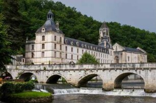 Frankreich. Aquitaine. Dordogne. Brantome. Abbaye de Saint Pierre de Brantome. 11 Jahrhundert