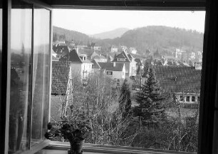 Freiburg i. Br.: Ausblick aus Fenster auf Herdern