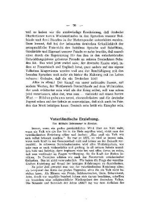 Vaterländischer Erziehung