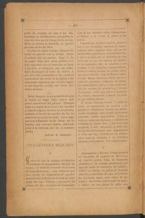 Una leyenda mejicana
