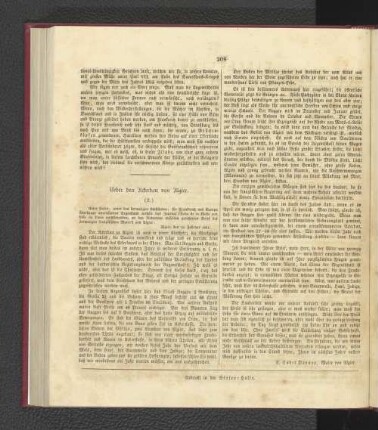 Ueber den Ackerbau von Algier.