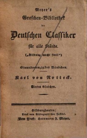 Karl von Rotteck, 3