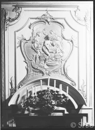 Berlin, Schloss, Elisabethwohnung, Sammetzimmer, relief von Andreas Schlüter.