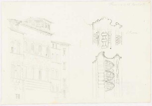 Santa Croce, Florenz: Perspektivische Ansicht und Details