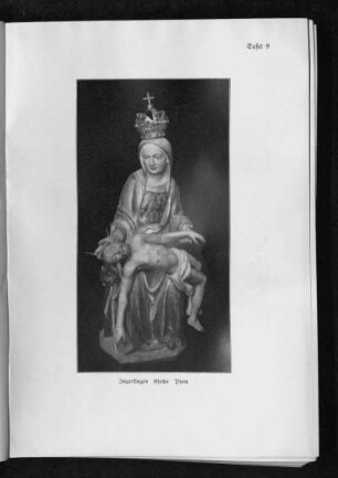 Tafel 9: Ingerkingen Kirche Pietà. Ansicht.