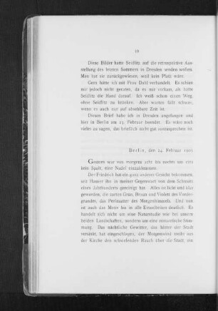 Berlin, den 24. Februar 1905