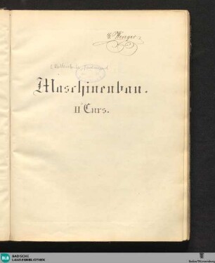 2: Kurs 1856/57 : A