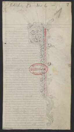 Hieronymus: Epistola ad Paulinum presbyterum (Fragm., Mitte 13. Jh.)
