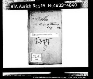 Die dem G.P. Sterrenberg in Oldendorp gestattete Schankwirtschaft
