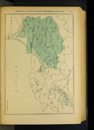 Ostpreussen, Teil der Grenzmark, Memelgebiet und Danzig