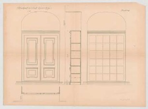 Thiersch, Friedrich von; München; Justizpalast - Aktenschrank 1. OG (Ansichten, Grundrisse)
