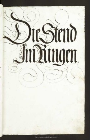 Die Stend Im Ringen