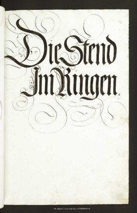 Die Stend Im Ringen
