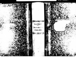 Legelshurst, Willstätt OG; Evangelische Gemeinde: Standesbuch 1810-1829