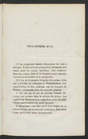 Vingt-Septième Runa.