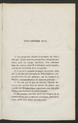 Vingt-Septième Runa.