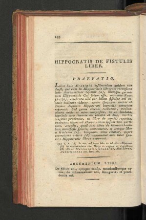Hippocratis de fistulis liber.