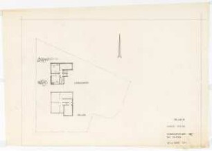 Wohnhaus F. Haas, Karlsruhe Vorentwurf 3: Grundriss Untergeschoss, Kellergeschoss 1:100