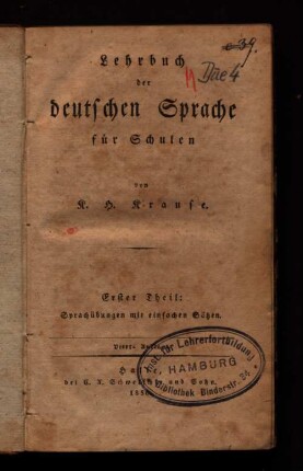 Th. 1: Sprachübungen mit einfachen Sätzen