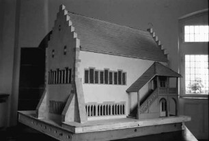 Freiburg: Modell; Rathaus, Gerichtslaube