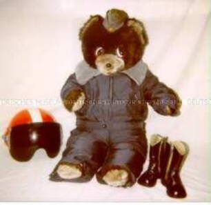 Teddy in Uniform der NVA (Pilotenkombination)